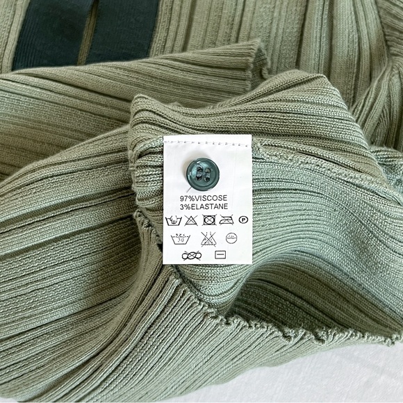 Sovere Simi Polo Knit | Green | Size 2 | NWOT - Picture 9 of 15
